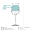 Monogram Wine Glass Gift Set in Wooden Box, Design: K3