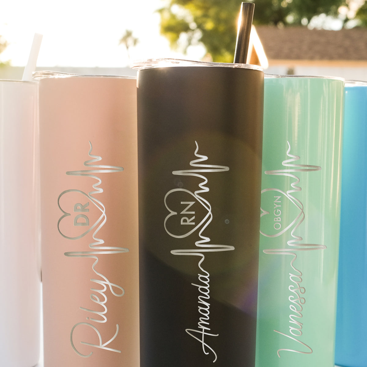 Nurse Monogrammed Tumbler – The Mark-It Shop