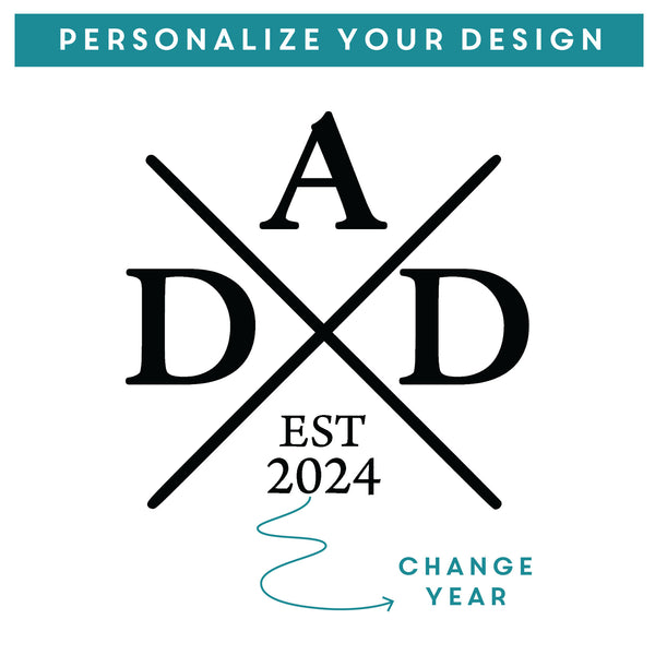 Dad Emblem Fancy Decanter, Design: FD20