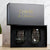 Engraved Engagement Wine and Whiskey Gift Set in Magnetic Gift Box, Design: N6