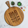 Father's Round Cheese Board, Design: DADEST
