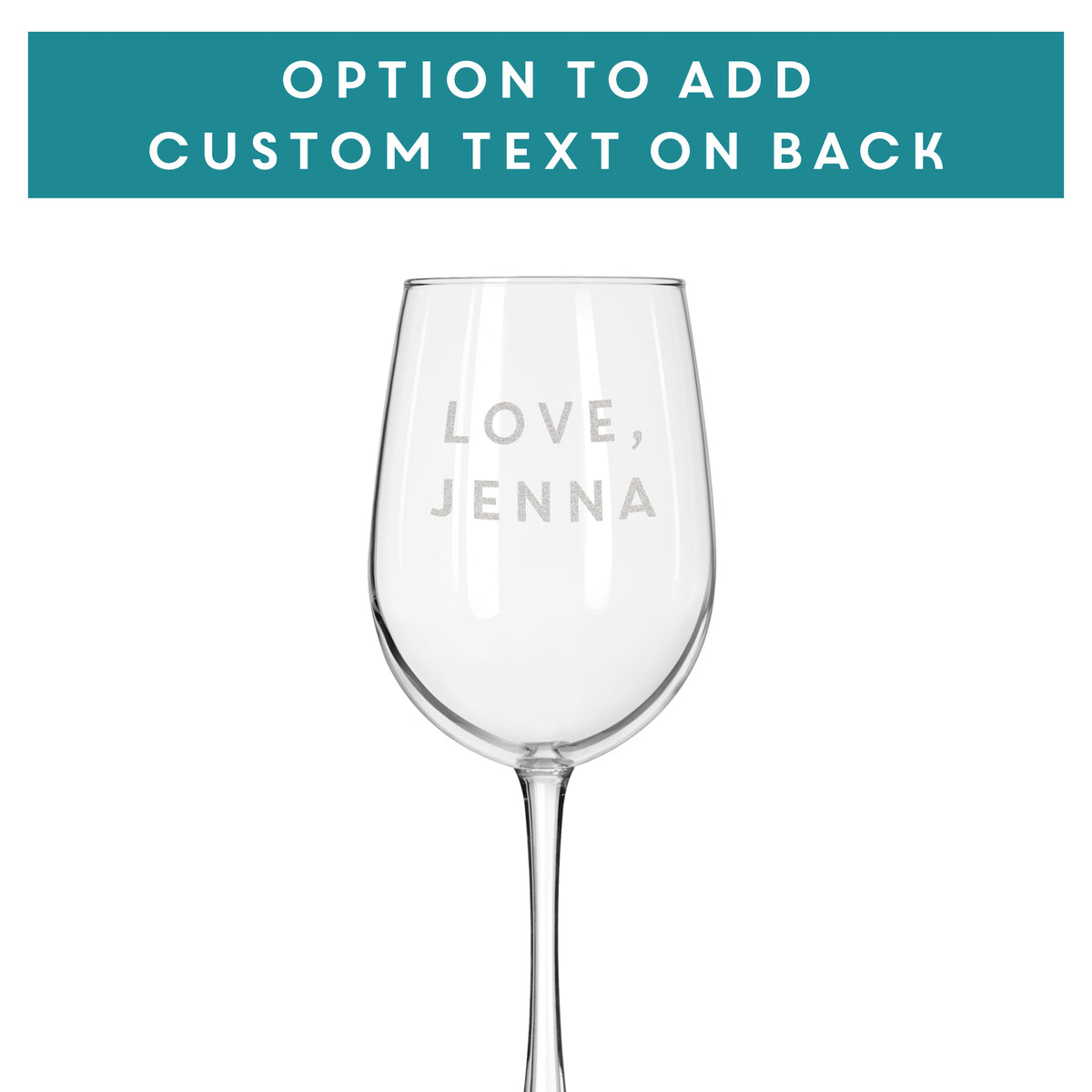 Birthday Wine Lover Personalized White Wine Glass