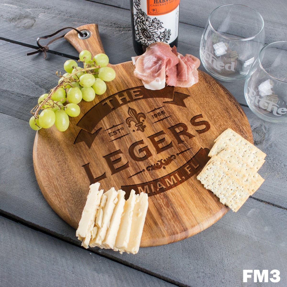 Round Cheese Board - Design: FM3