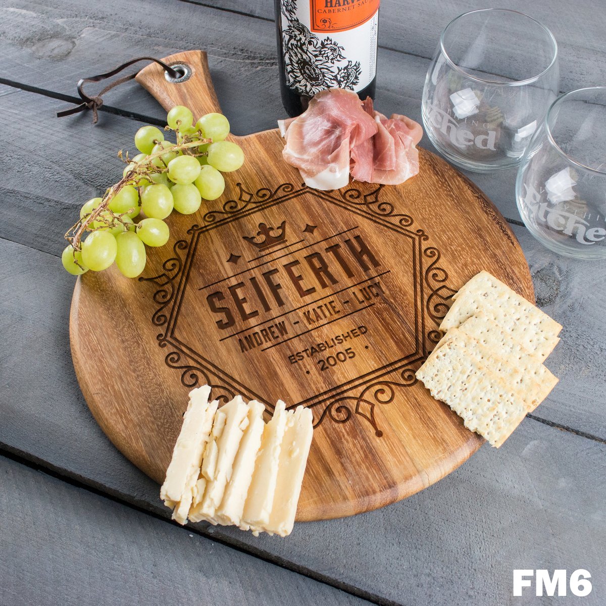 Round Cheese Board - Design: FM6