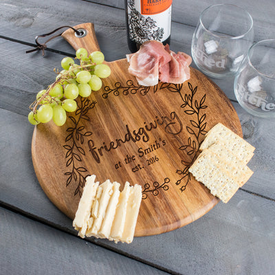 Large Cutting Board Happy Fall Y'all - Design: TG1 - Everything Etched