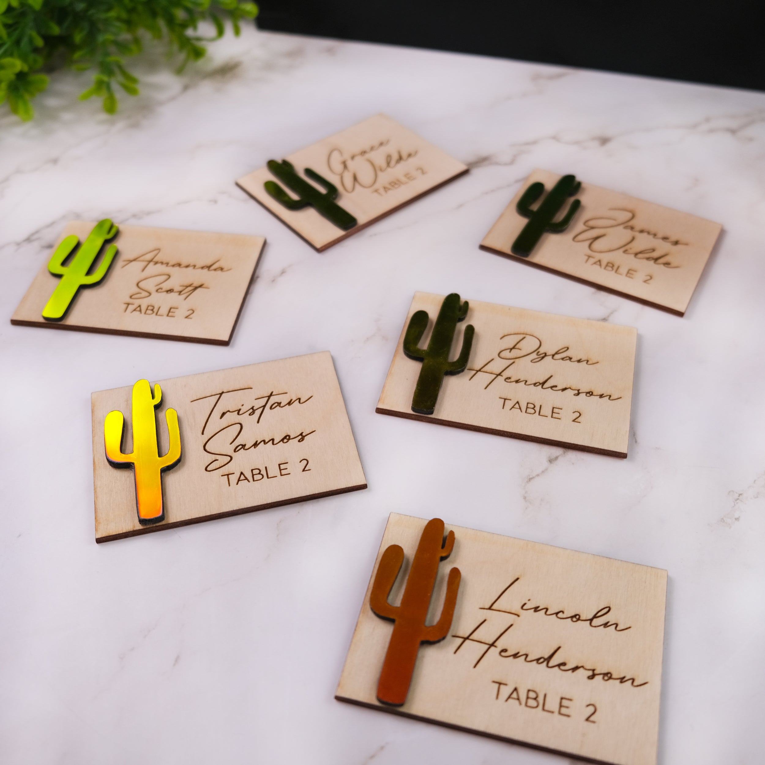 Desert Wedding Escort Cards, Design: DESERT