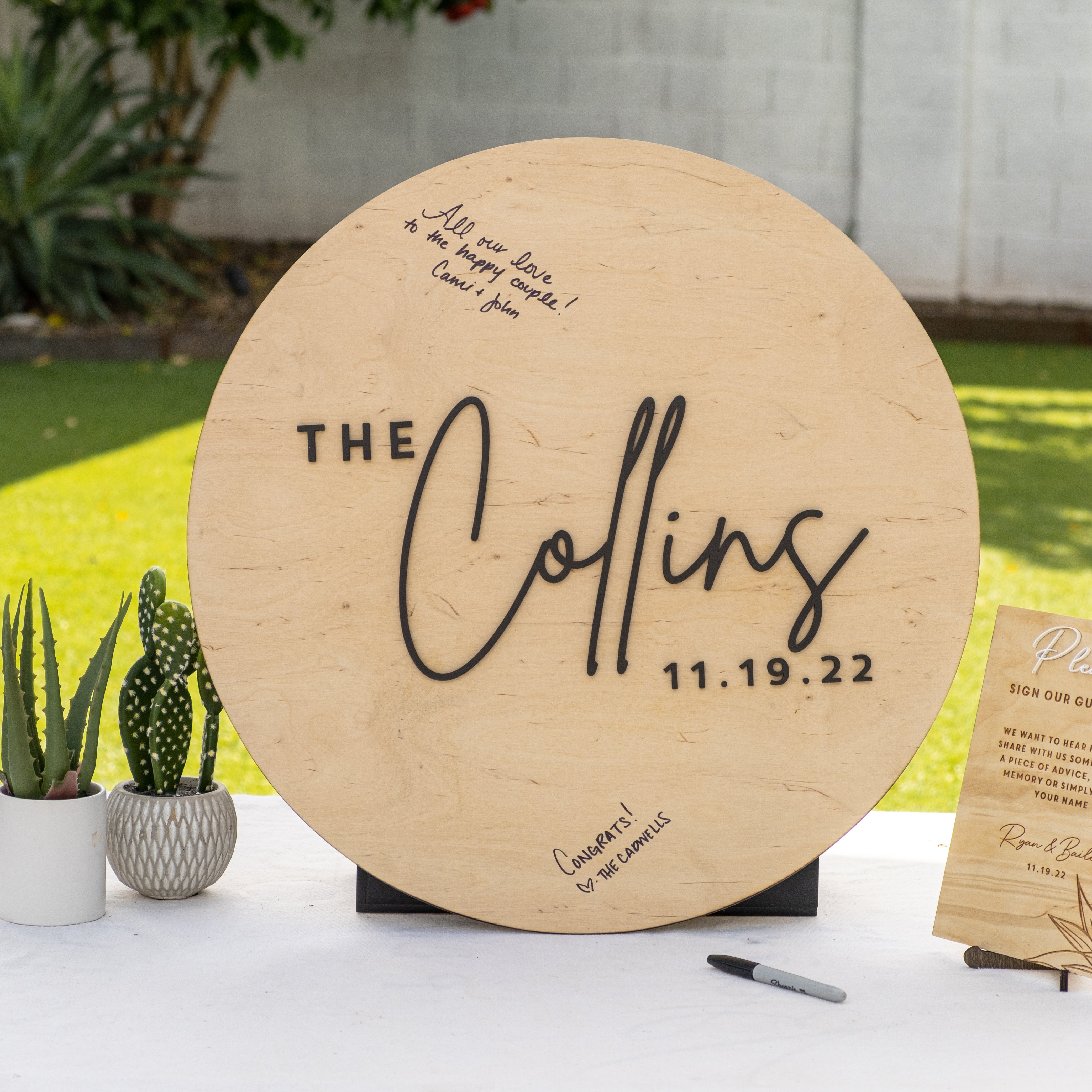 Alternative Wedding Guest Book Sign, Design: CUSTOM