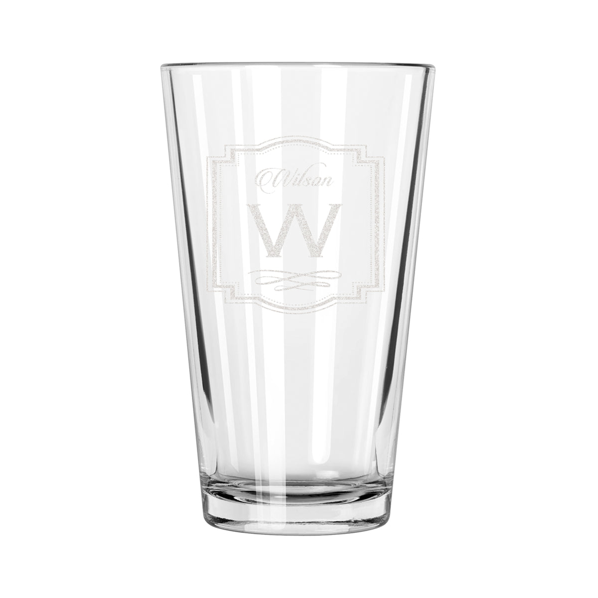 Personalized Initial Wine Glass, Design: K5 - Everything Etched