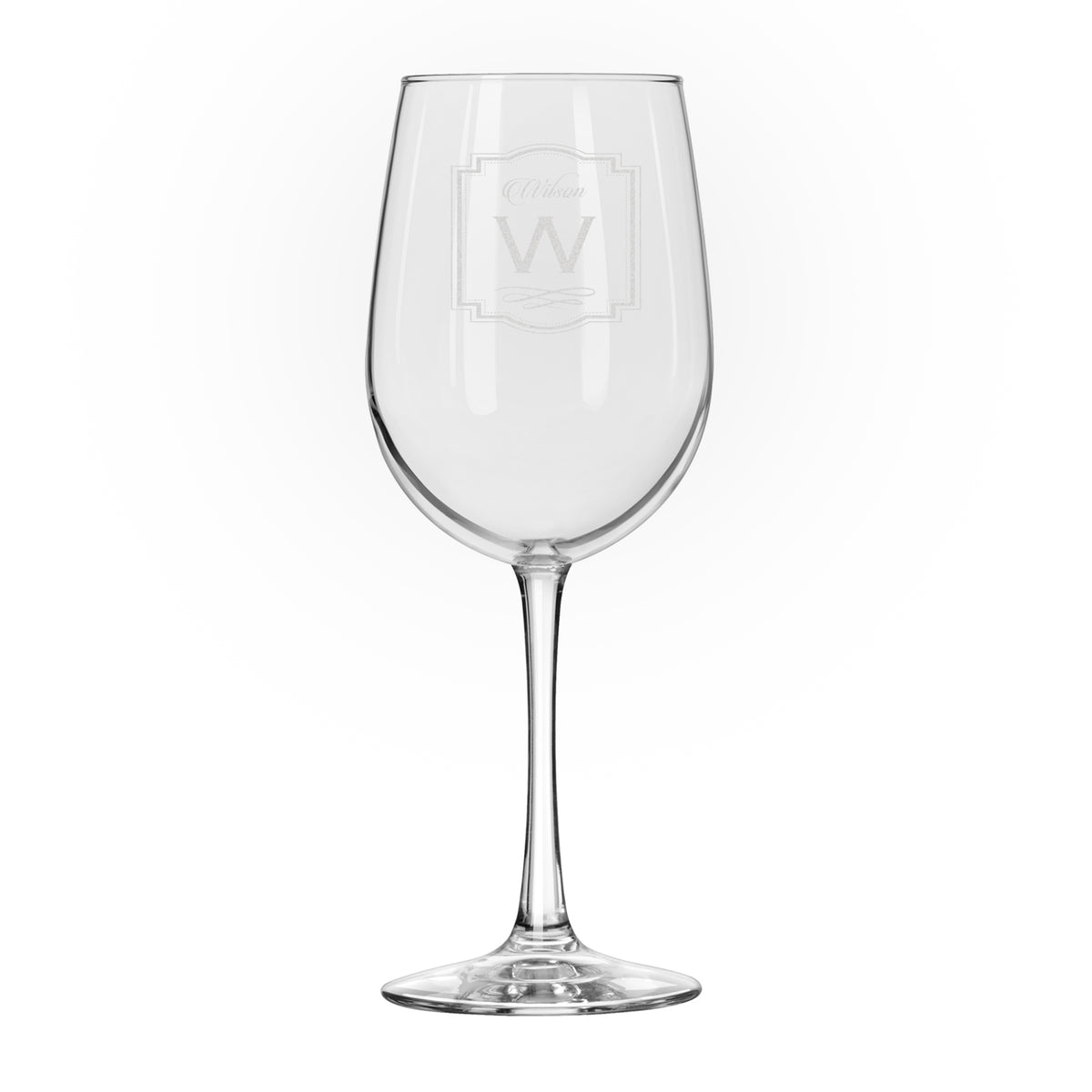 Engraved Classic Contour 350ml Wine Glass
