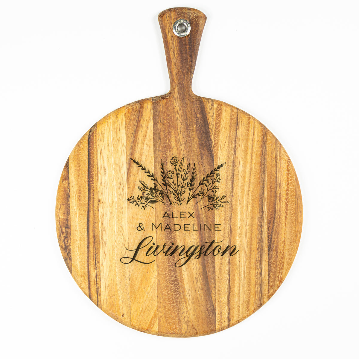 Personalized Charcuterie Board with Family Names, Holiday Cutting Boar -  Everything Etched