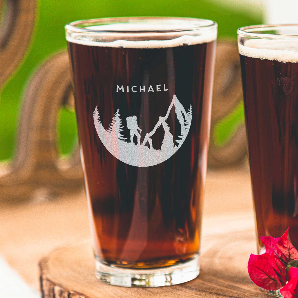 Personalized Pint Glass - Design: CUSTOM - Everything Etched