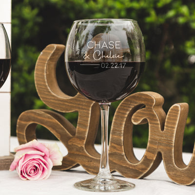 Etched Red Wine Glass by Lester Lou Designs (10 designs) – Montana Gift  Corral