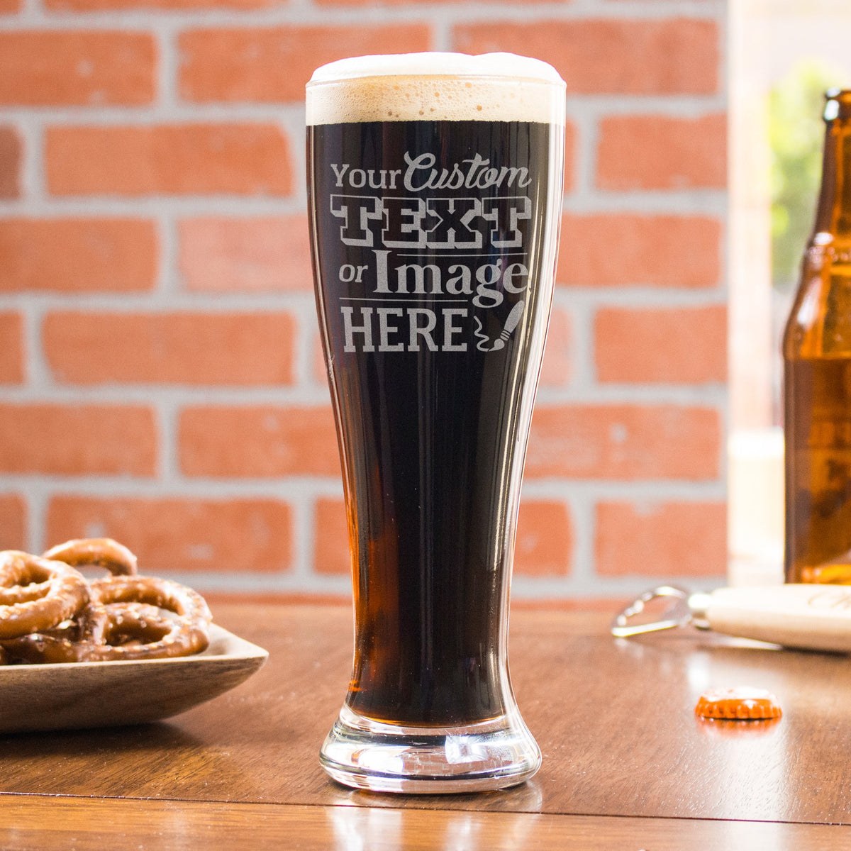 Personalized Pint Glass - Design: CUSTOM - Everything Etched