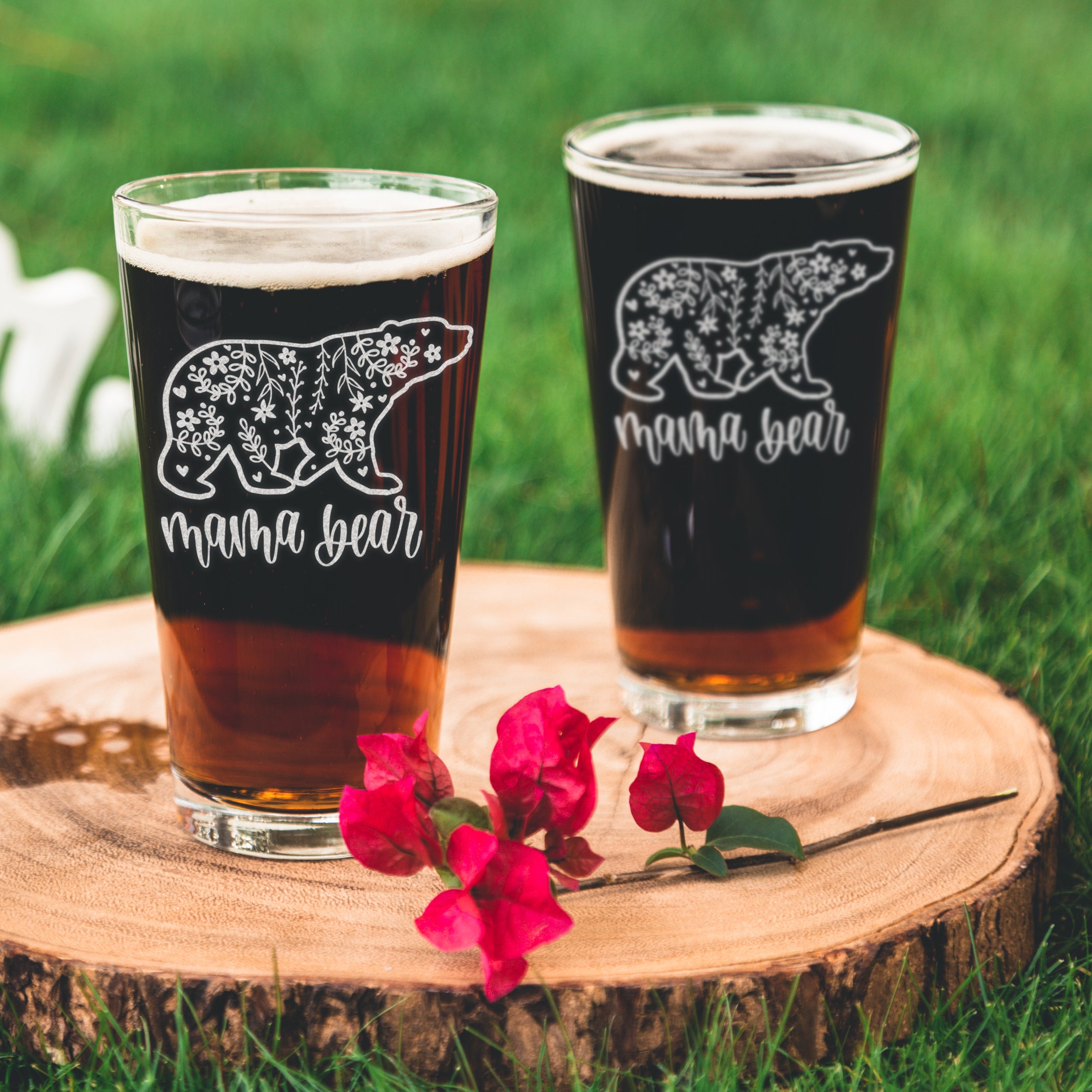 Mama Bear Beer Glass, Design: MD13