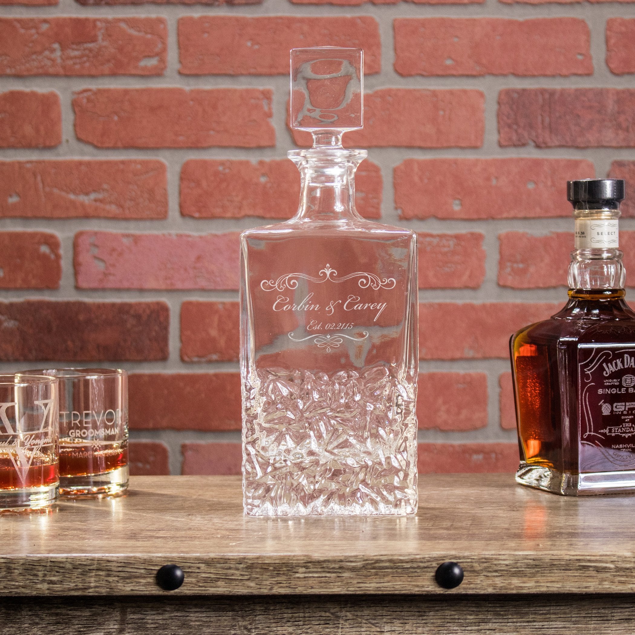 Ornate Whiskey Decanter - Design: N1