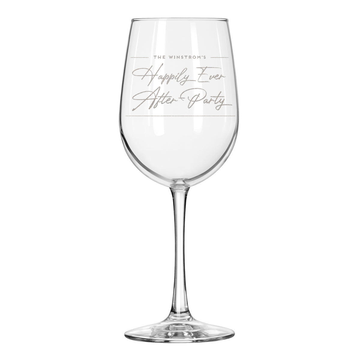Etched White Wine Glasses Best Friends - Design: BEST - Everything Etched