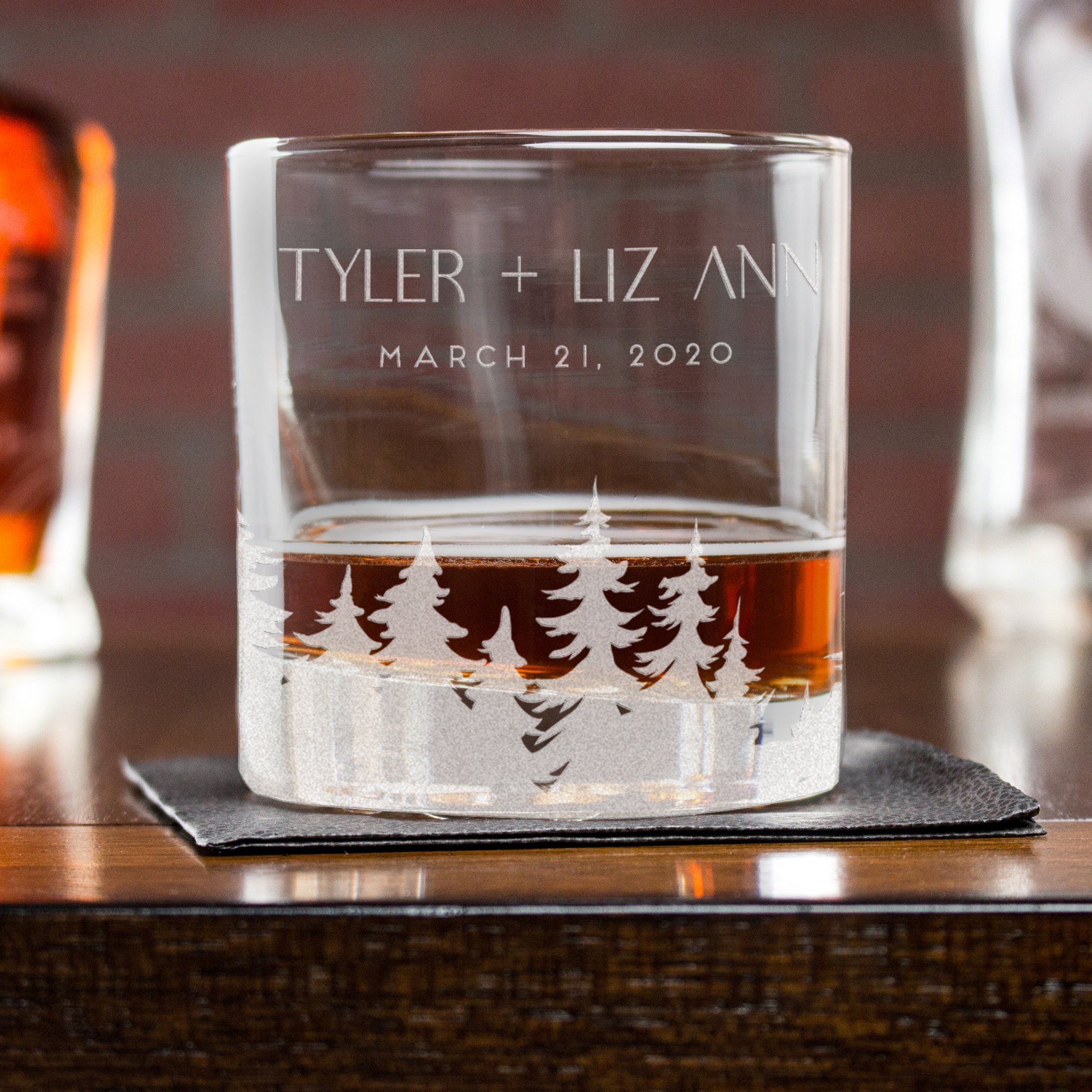 Woods Wrap Around Whiskey Glasses - Design: WOODS