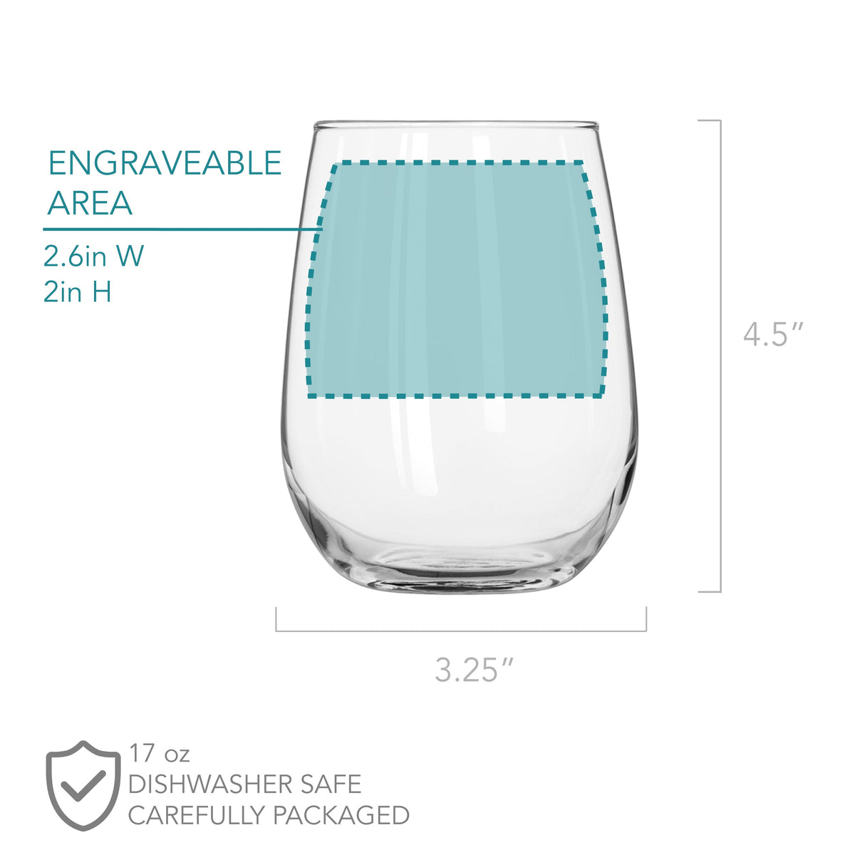 Cabin Design Stemless Wine 2 Glass Set Optional Personalization